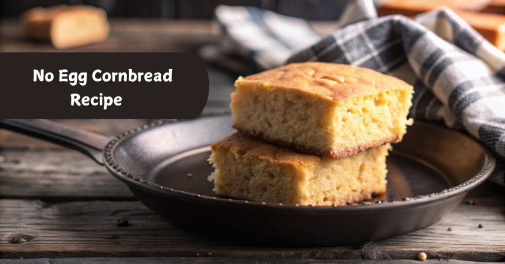Easy No Egg Cornbread Recipe – Soft, Buttery & Delicious!