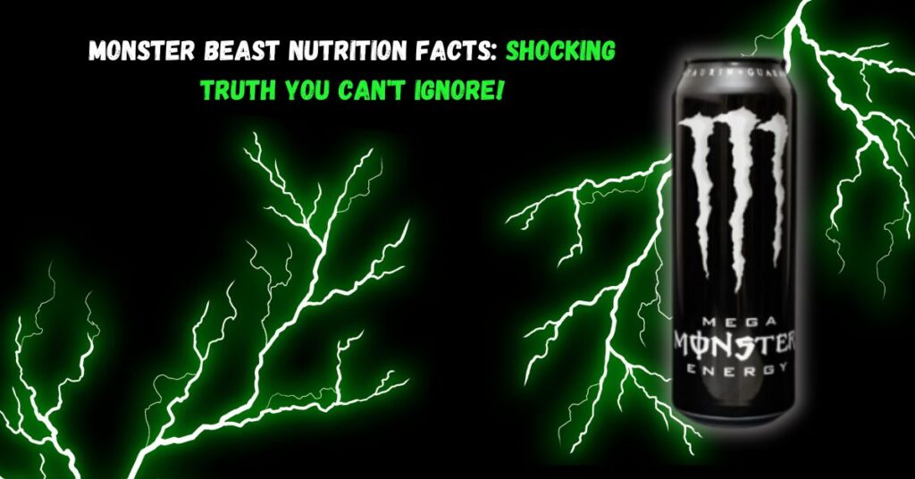 Monster Beast Nutrition Facts Shocking Truth You Can't Ignore!