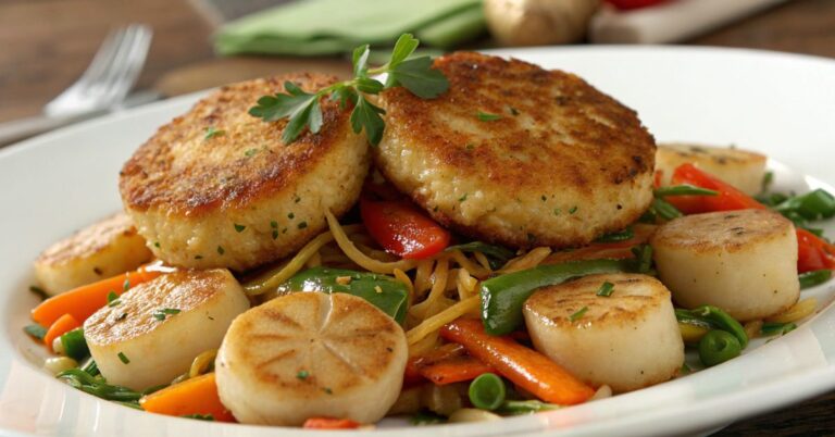 Fishcakes And Scallops Stir Fry Recipe Made Simple