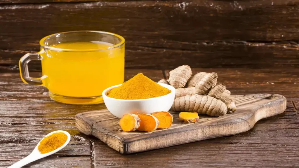 turmeric ginger tea for glowing skin
