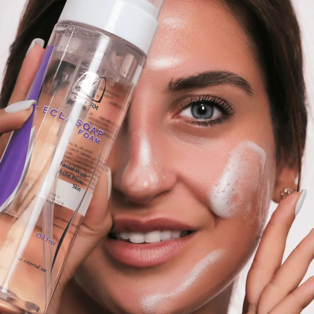foam cleanser for oily breakout‑prone skin