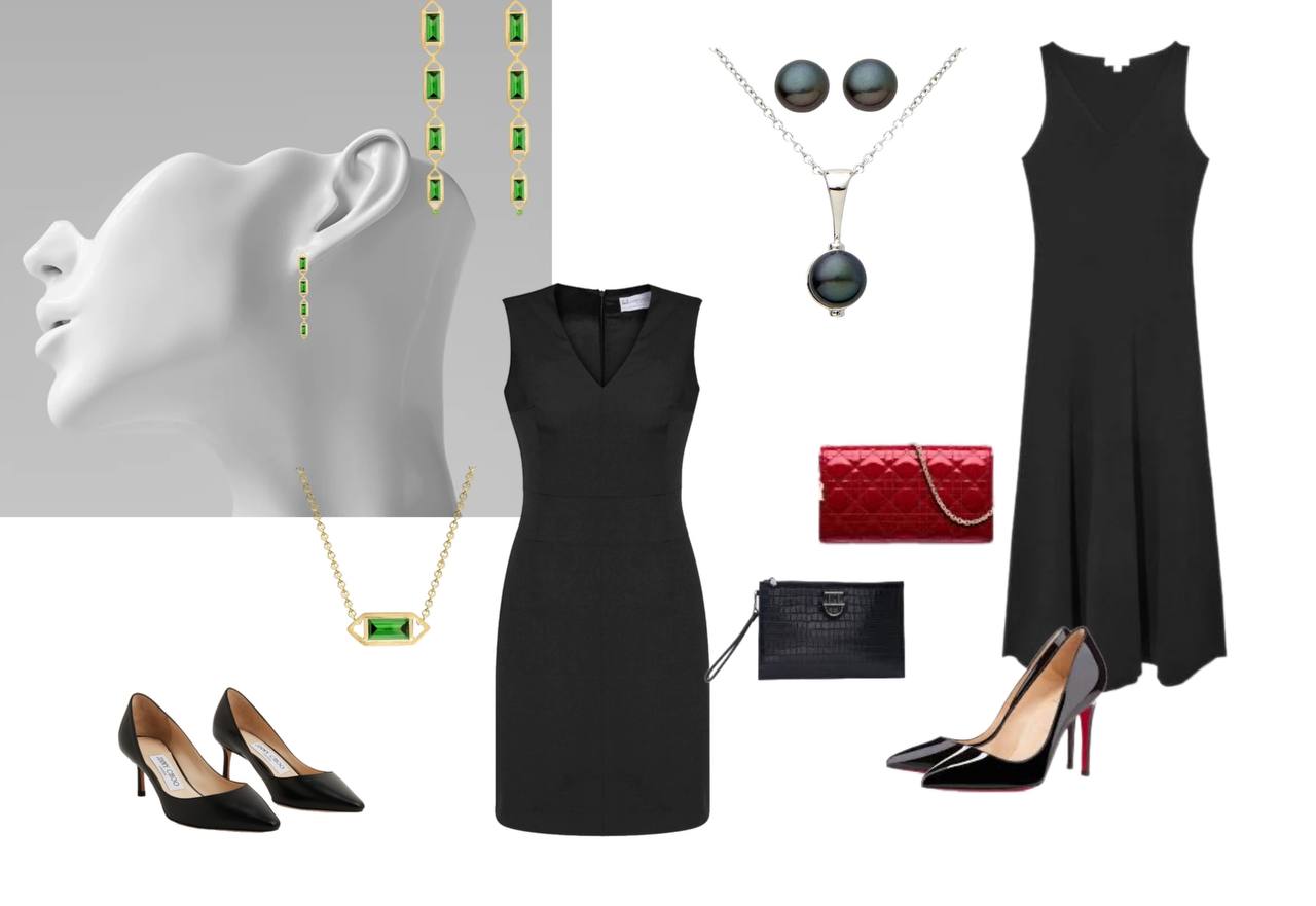 how to accessorize a little black dress