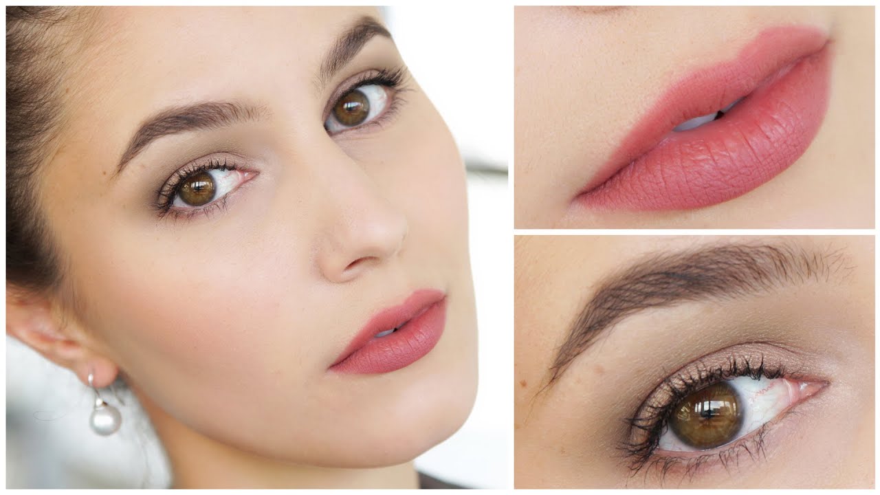 how to do minimal makeup for office wear