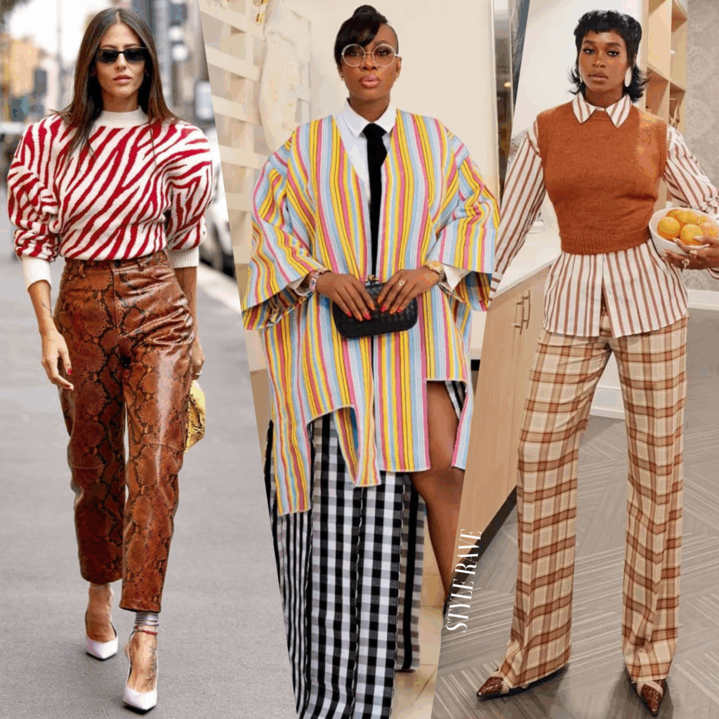 How to wear patterns without clashing