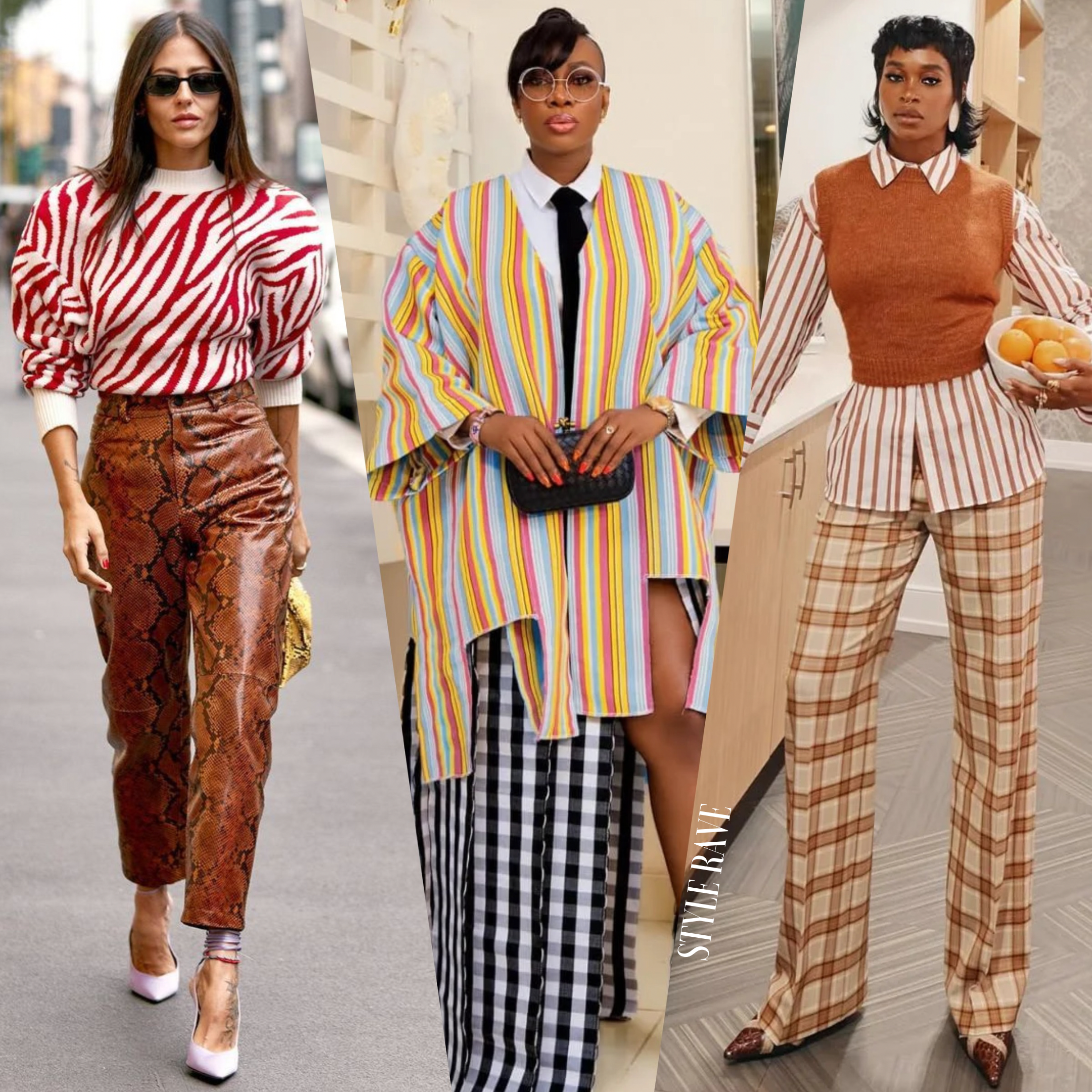 How to wear patterns without clashing