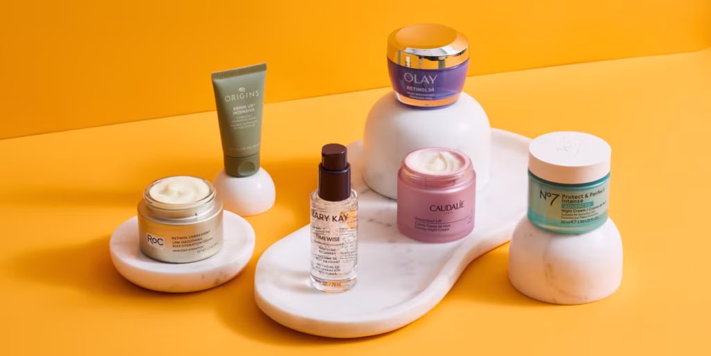 Anti-aging night cream for sensitive skin