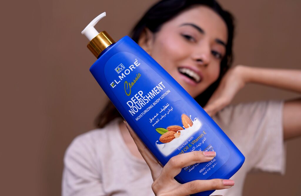 Non-greasy body lotions for hot climates