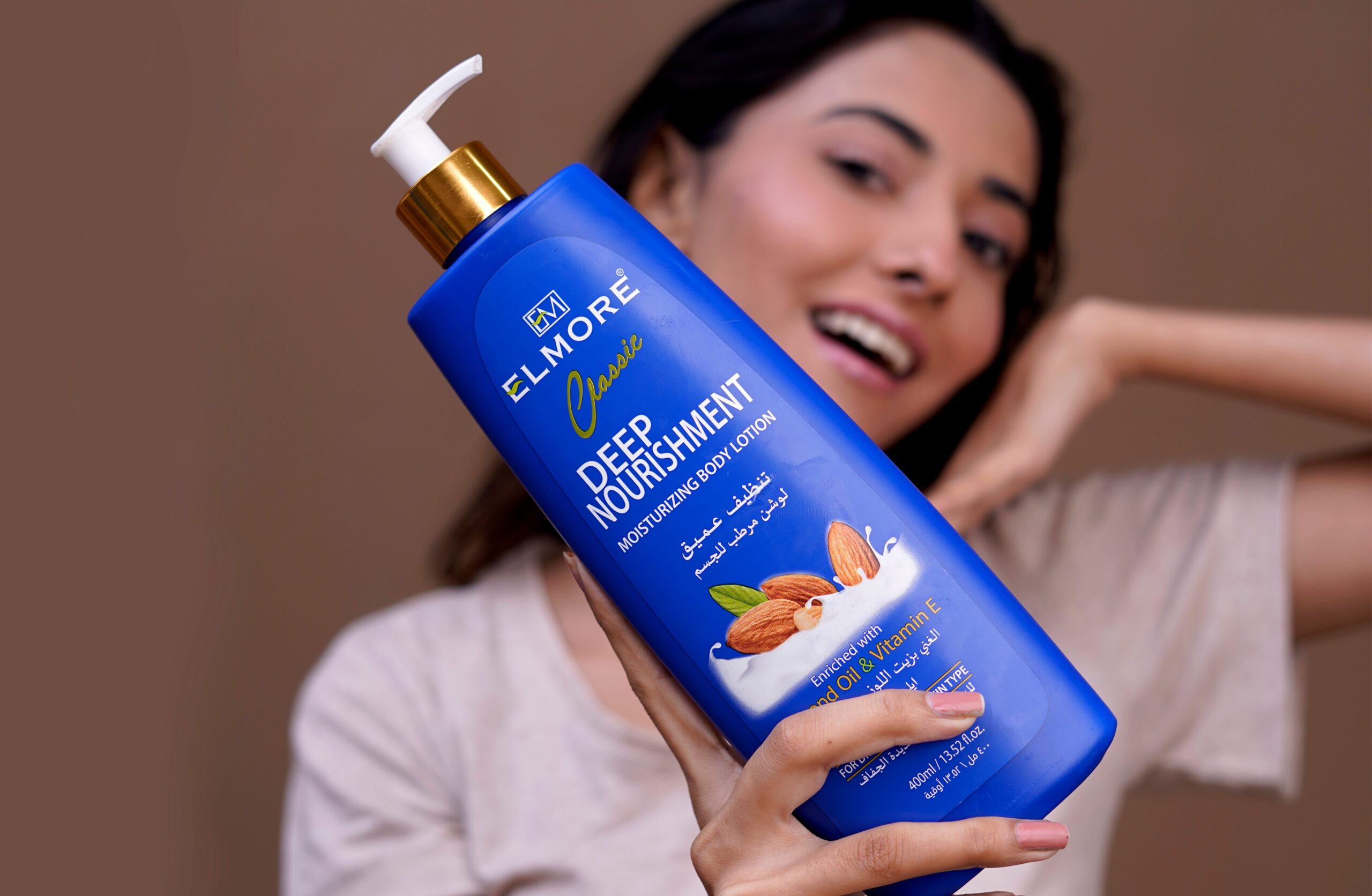 Non-greasy body lotions for hot climates