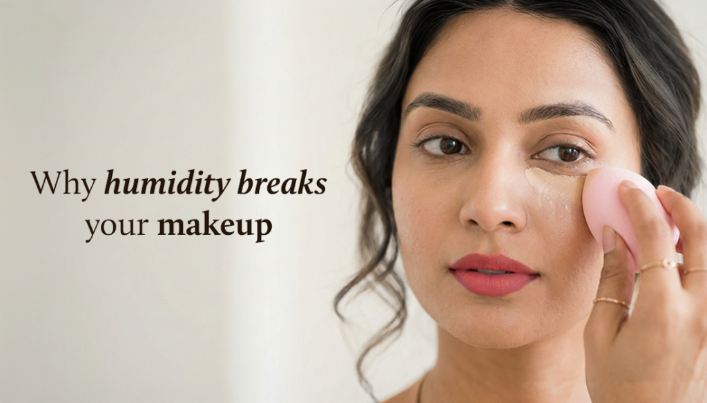 long lasting makeup tips for oily skin in humid weather