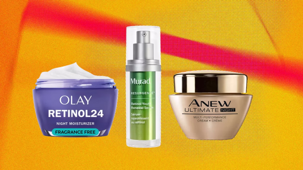 Anti-aging night creams with retinol