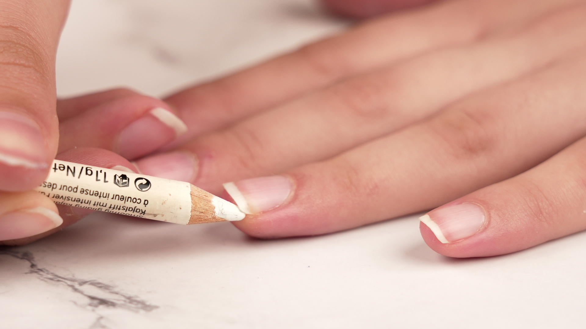 how to do French manicure at home step by step