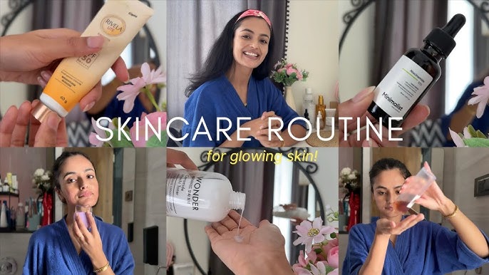 Step by step morning skincare routine for glowing skin