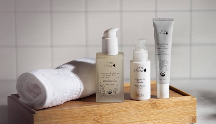 Organic skincare products for sensitive skin