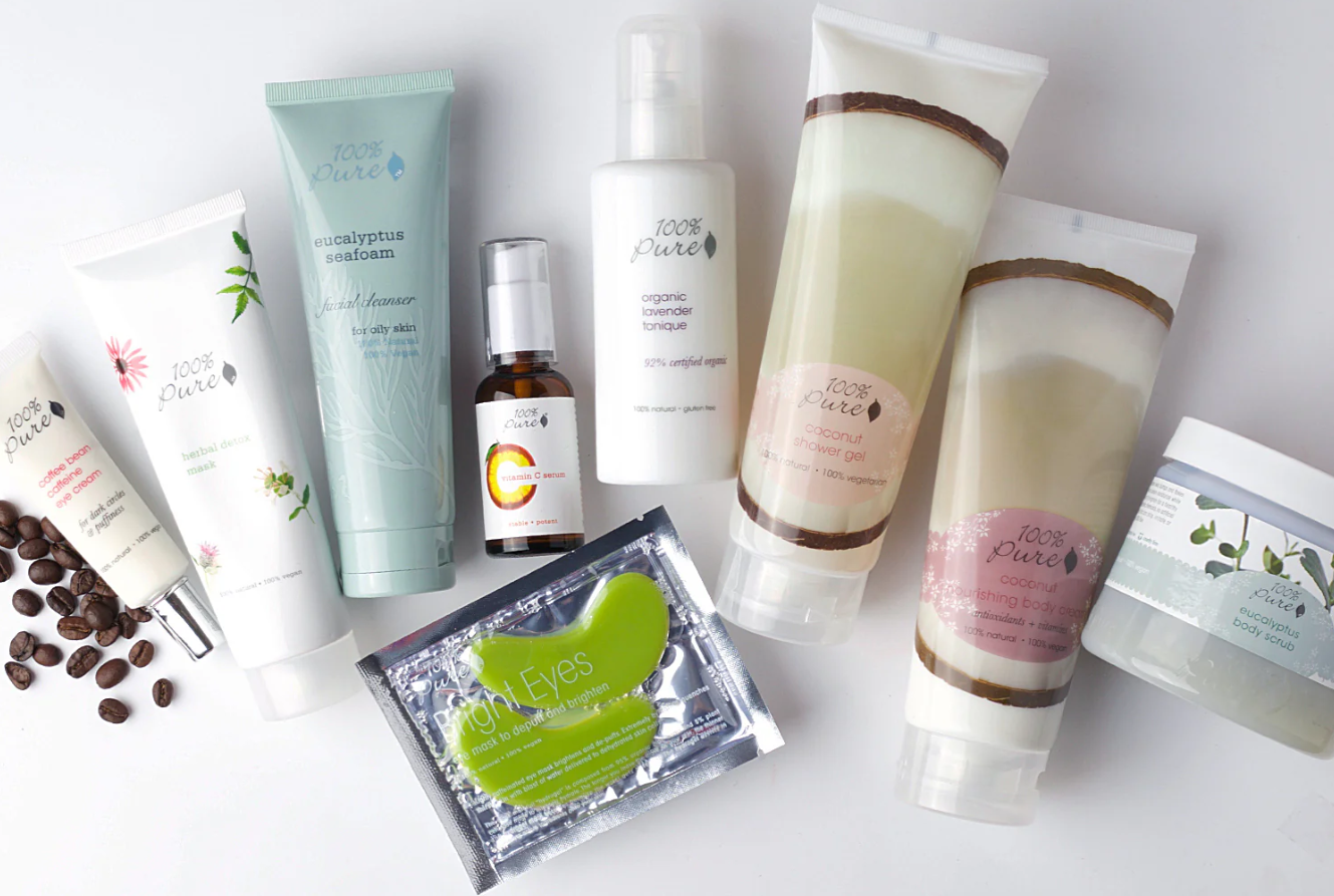 Skincare products for combination skin type